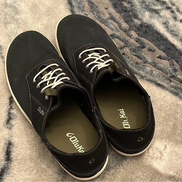 OluKai Other - Olukai Men's Nohea Moku Black No Tie Boat Shoes